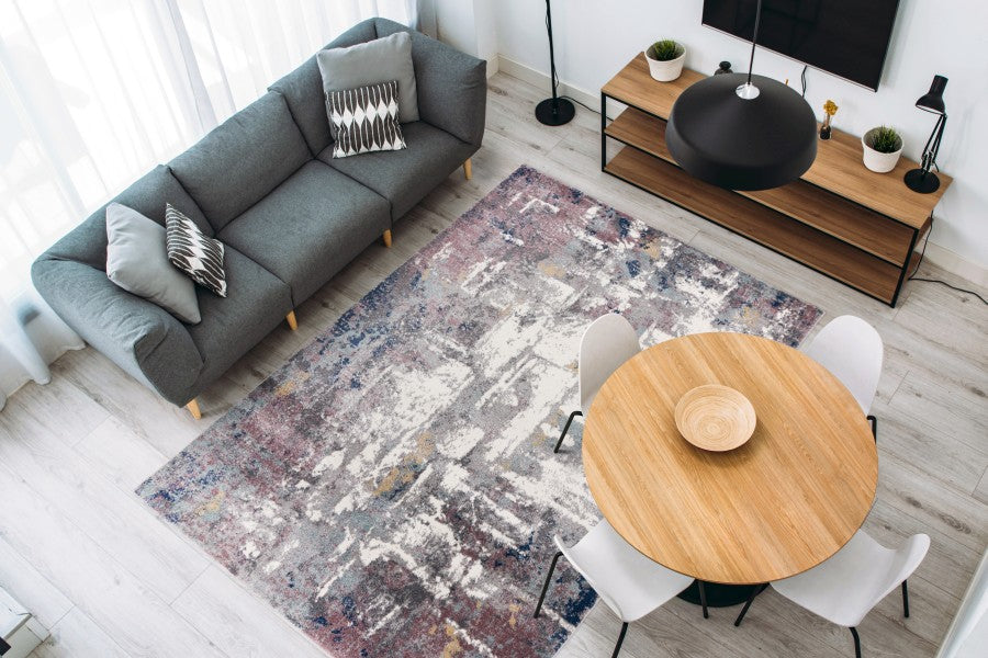 Tirana 401 Multi Colour Abstract Rug