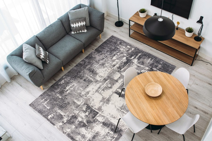 Tirana 401 Silver Modern Rug