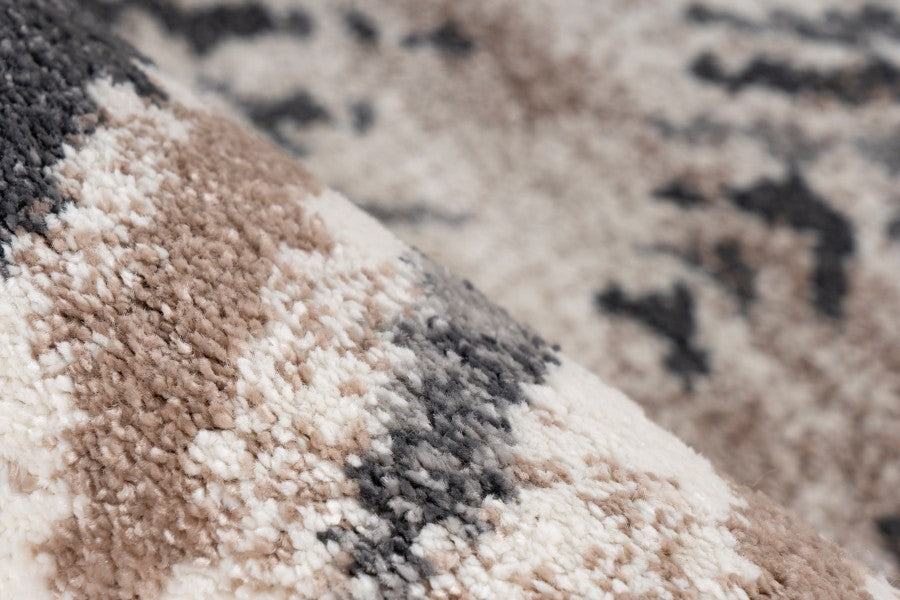 Tirana 402 Beige Silver Modern Rug