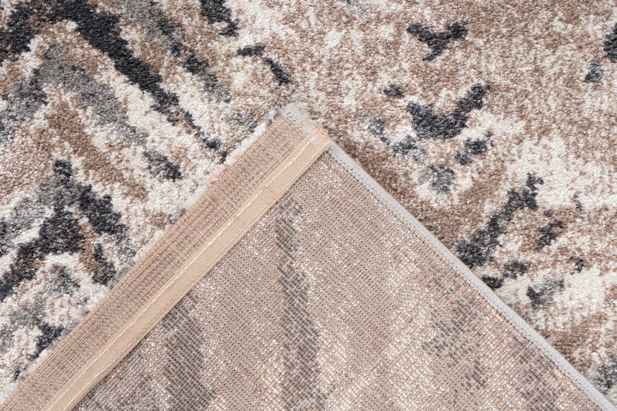 Tirana 402 Beige Silver Modern Rug