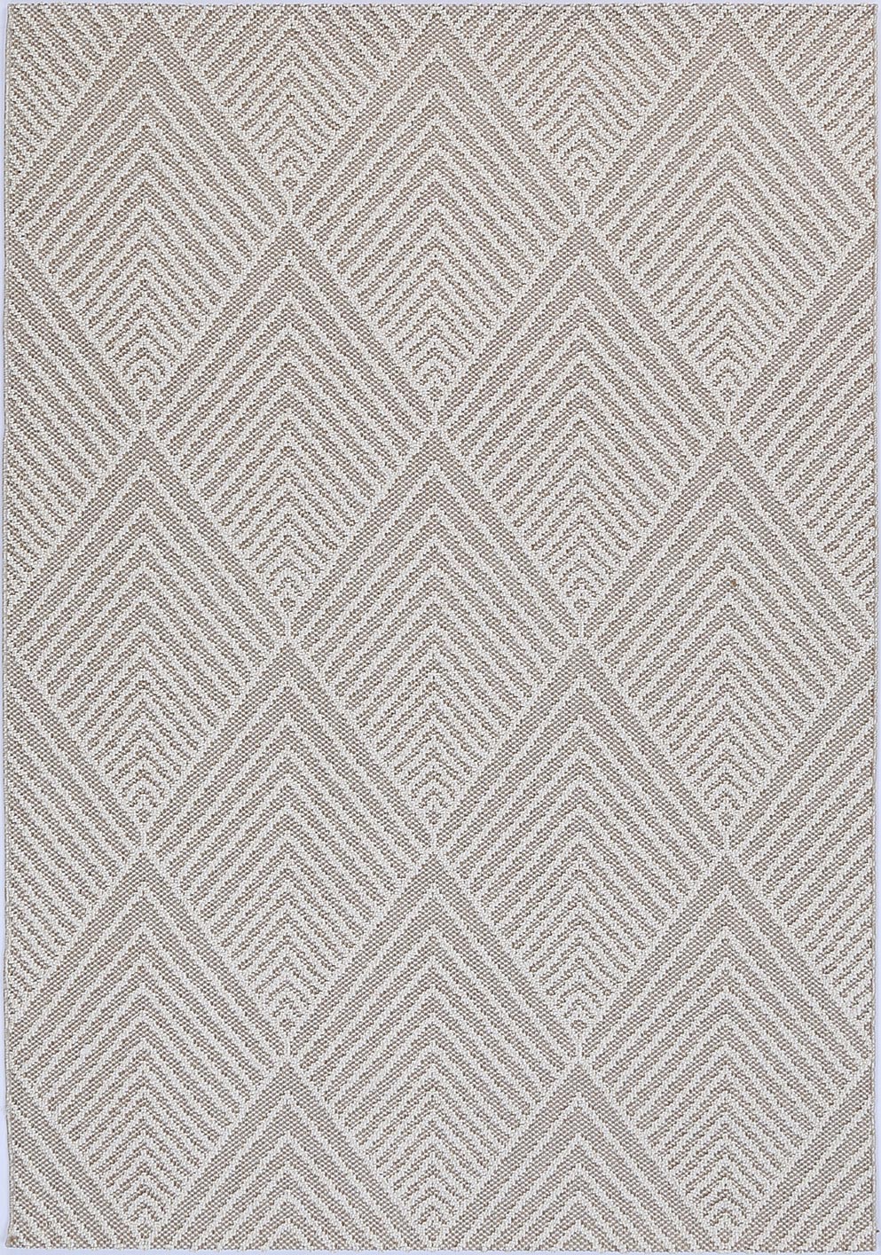 Valentina Onika Beige Geometric Flatweave Rug