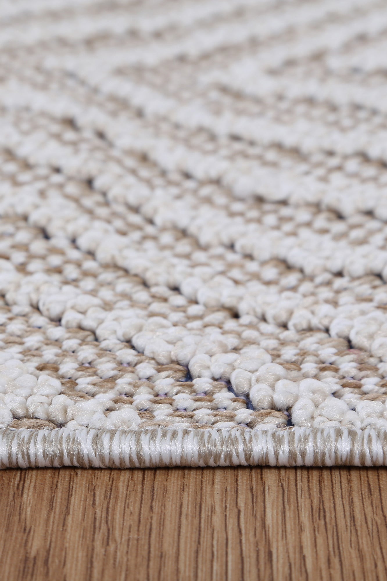 Valentina Onika Beige Geometric Flatweave Rug