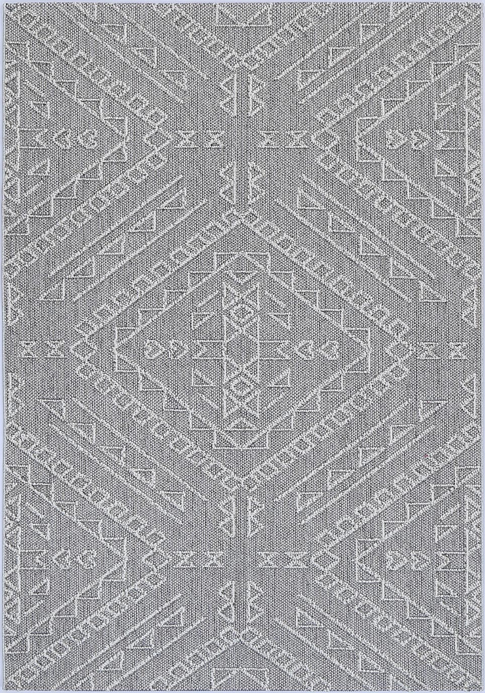 Valentina Kaua Ash Tribal Flatweave Rug