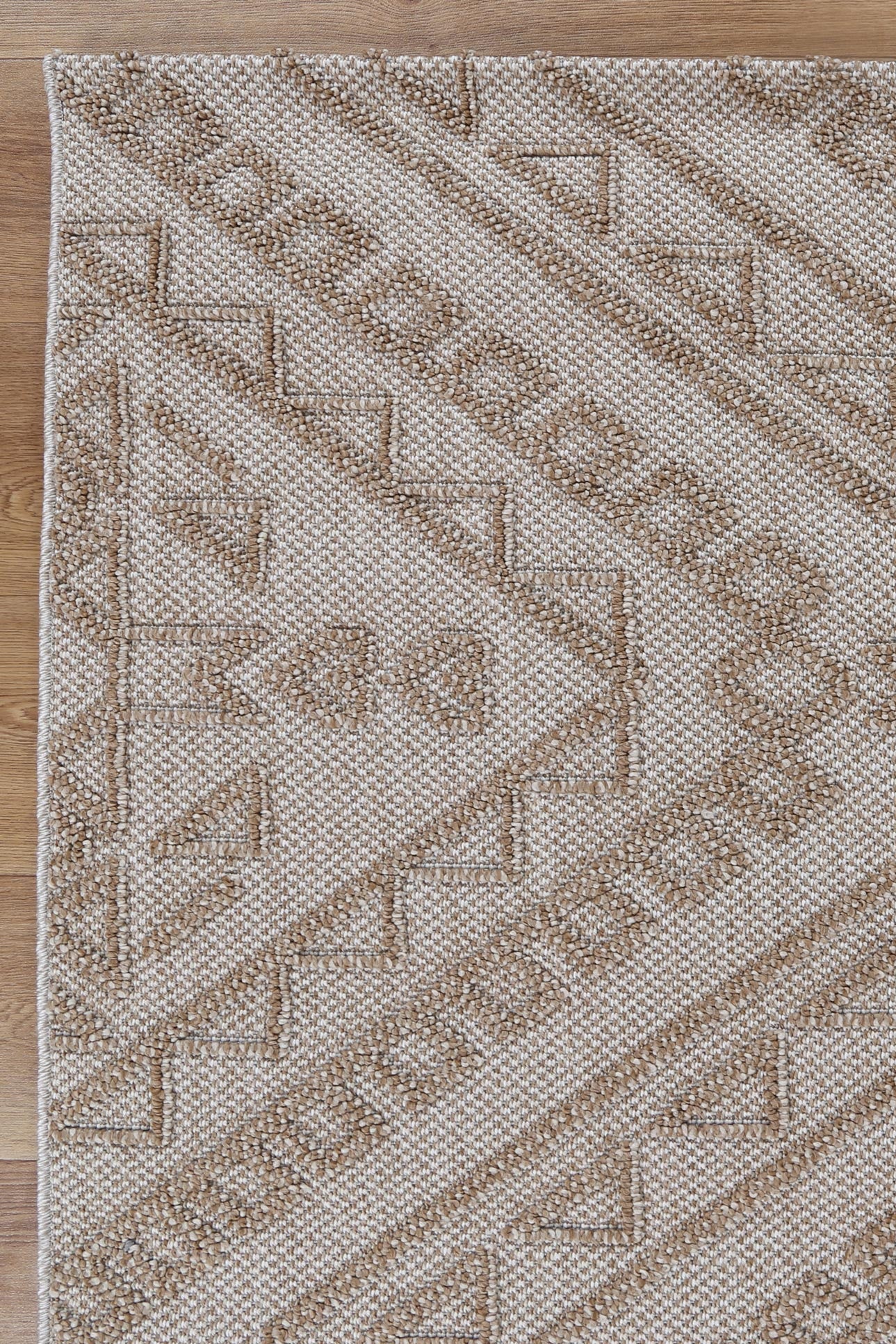 Valentina Kilifa Beige Tribal Flatweave Rug