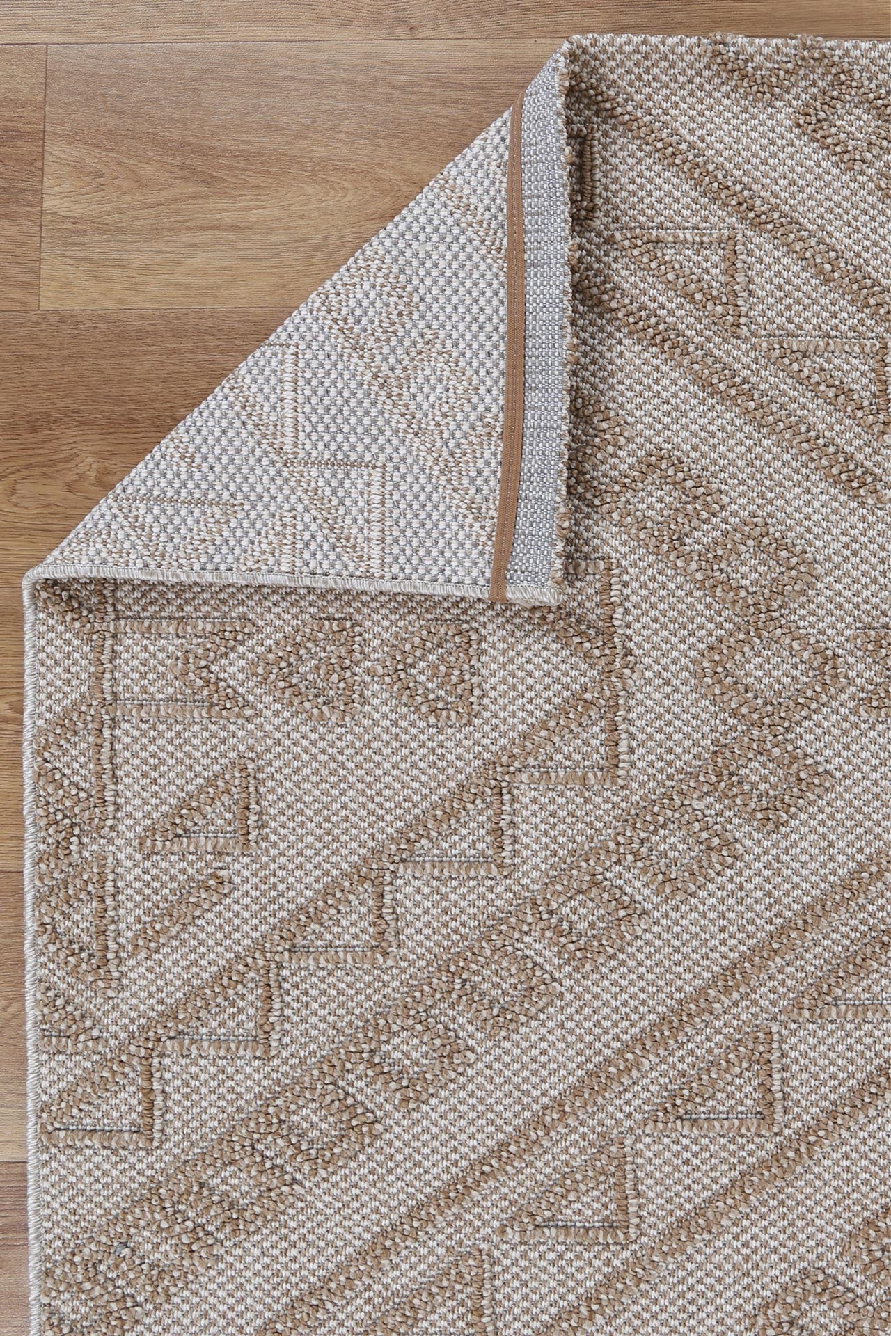 Valentina Kilifa Beige Tribal Flatweave Rug