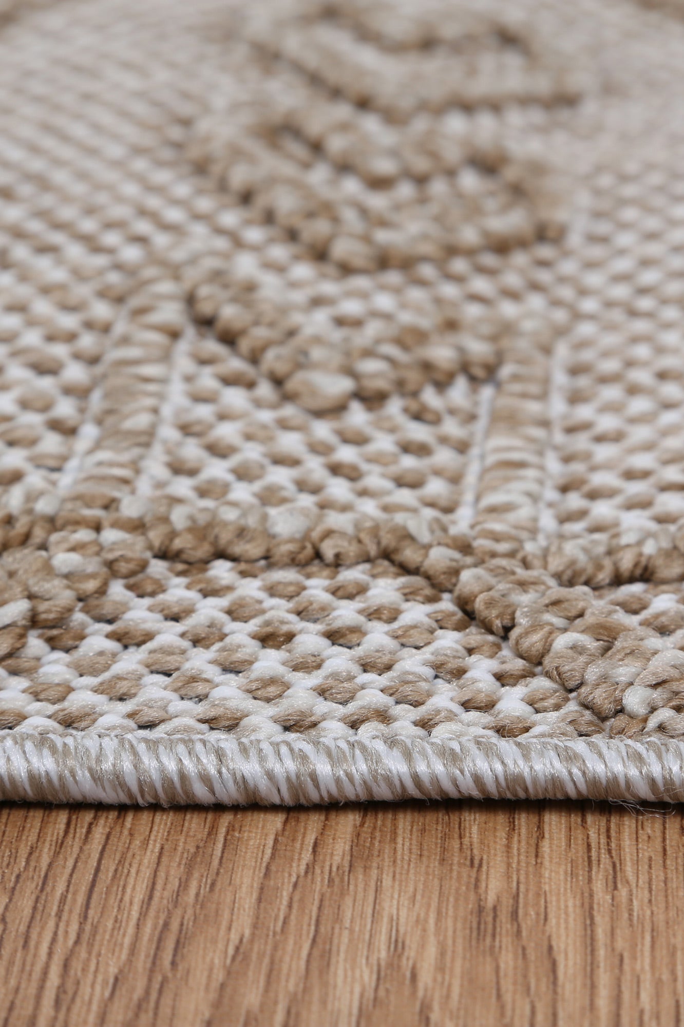 Valentina Kilifa Beige Tribal Flatweave Rug