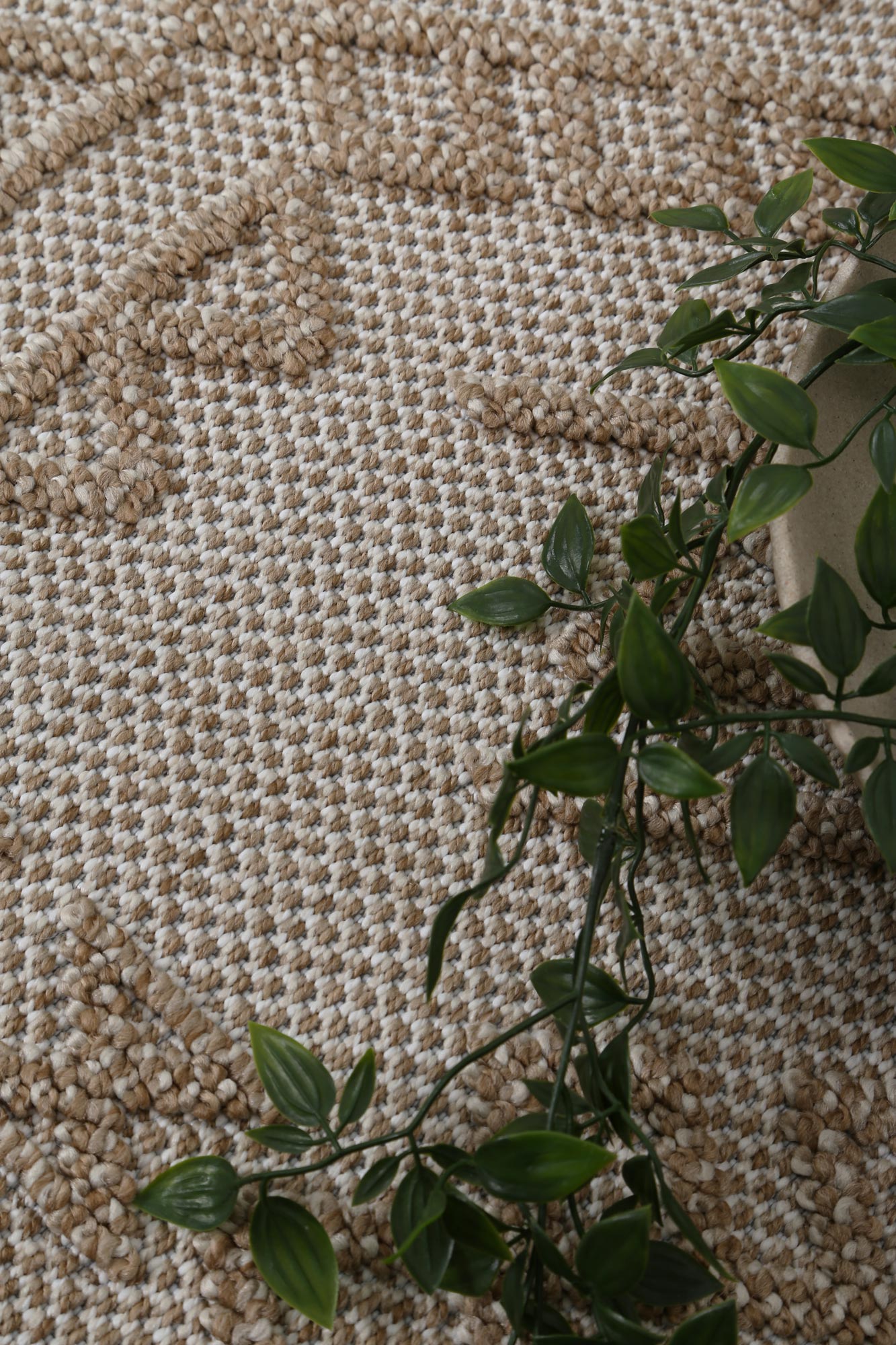 Valentina Kilifa Beige Tribal Flatweave Rug