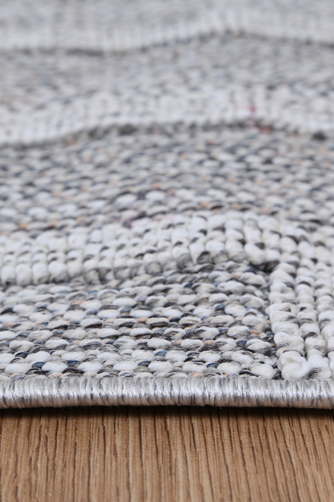 Valentina Devesi Grey Geometric Flatweave Rug