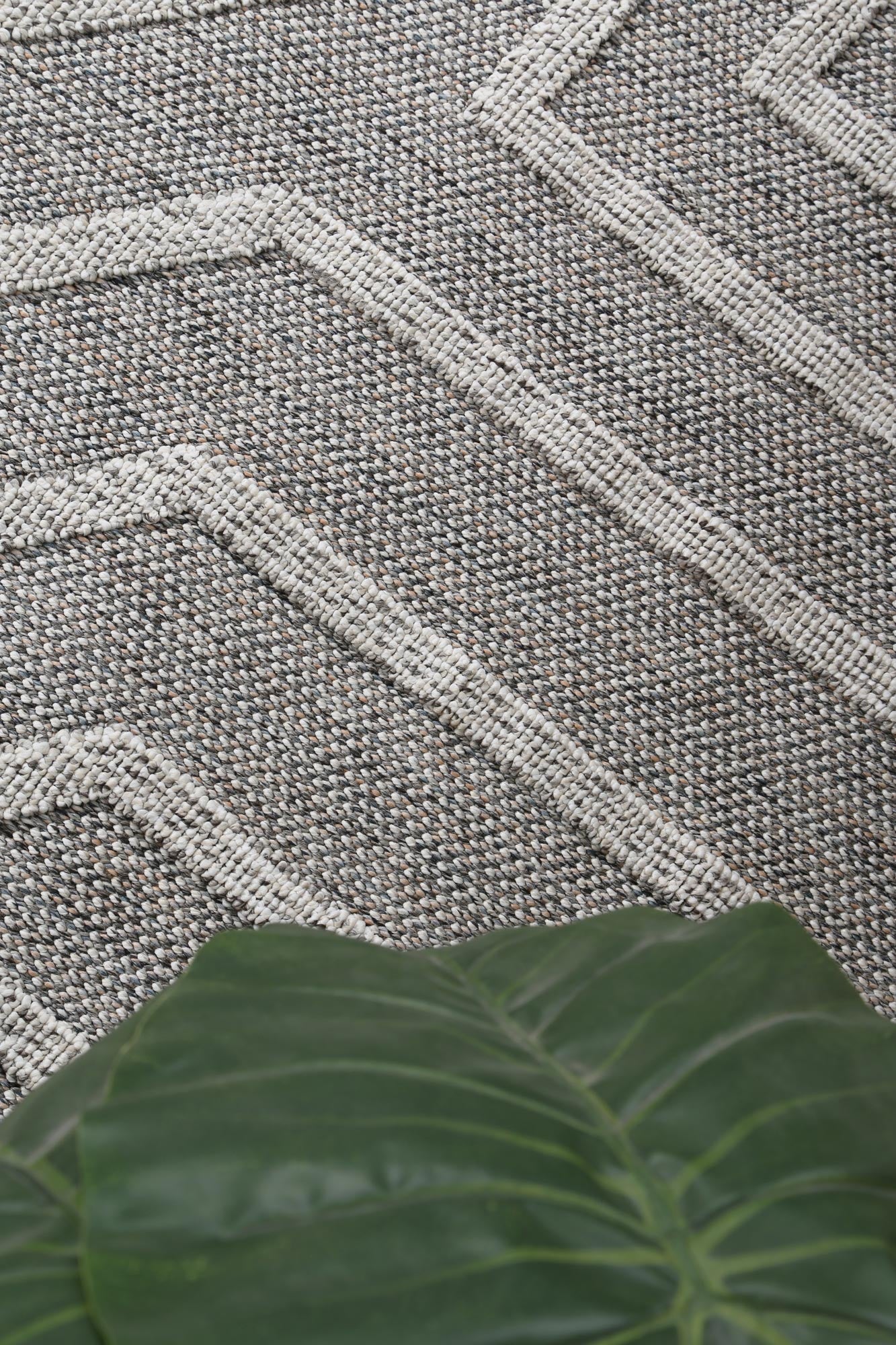 Valentina Devesi Grey Geometric Flatweave Rug