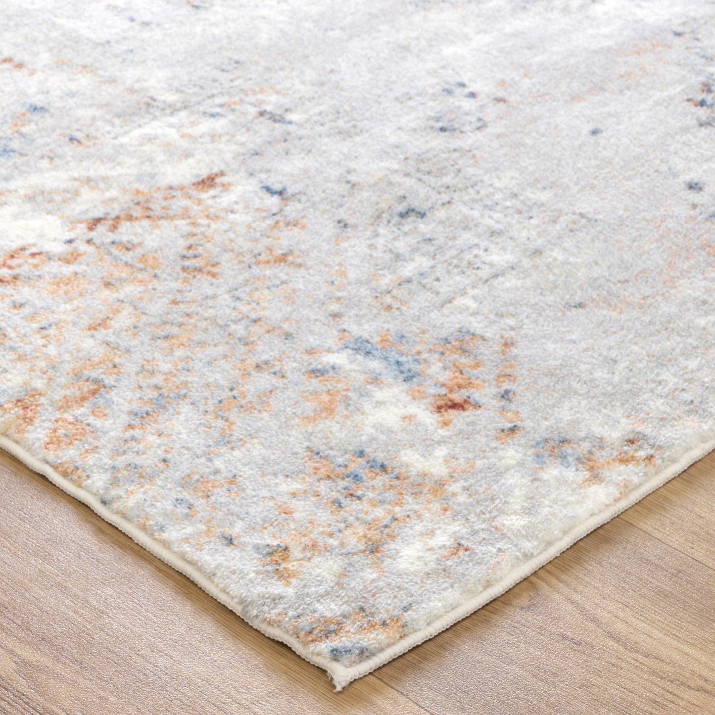 Cloud Ornate Multi Machine Washable Rug