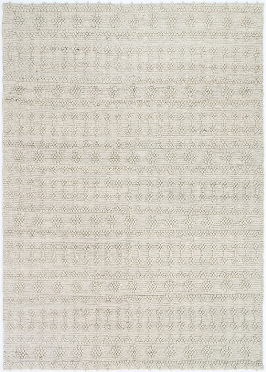 Kaiden Fine Tribal Natural Wool Rug