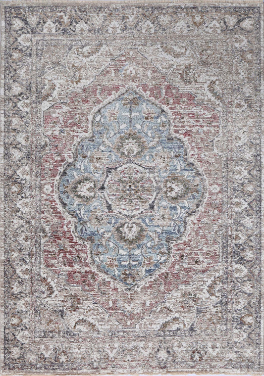 Zedland Arlington Medallion Transitional Rose Rug