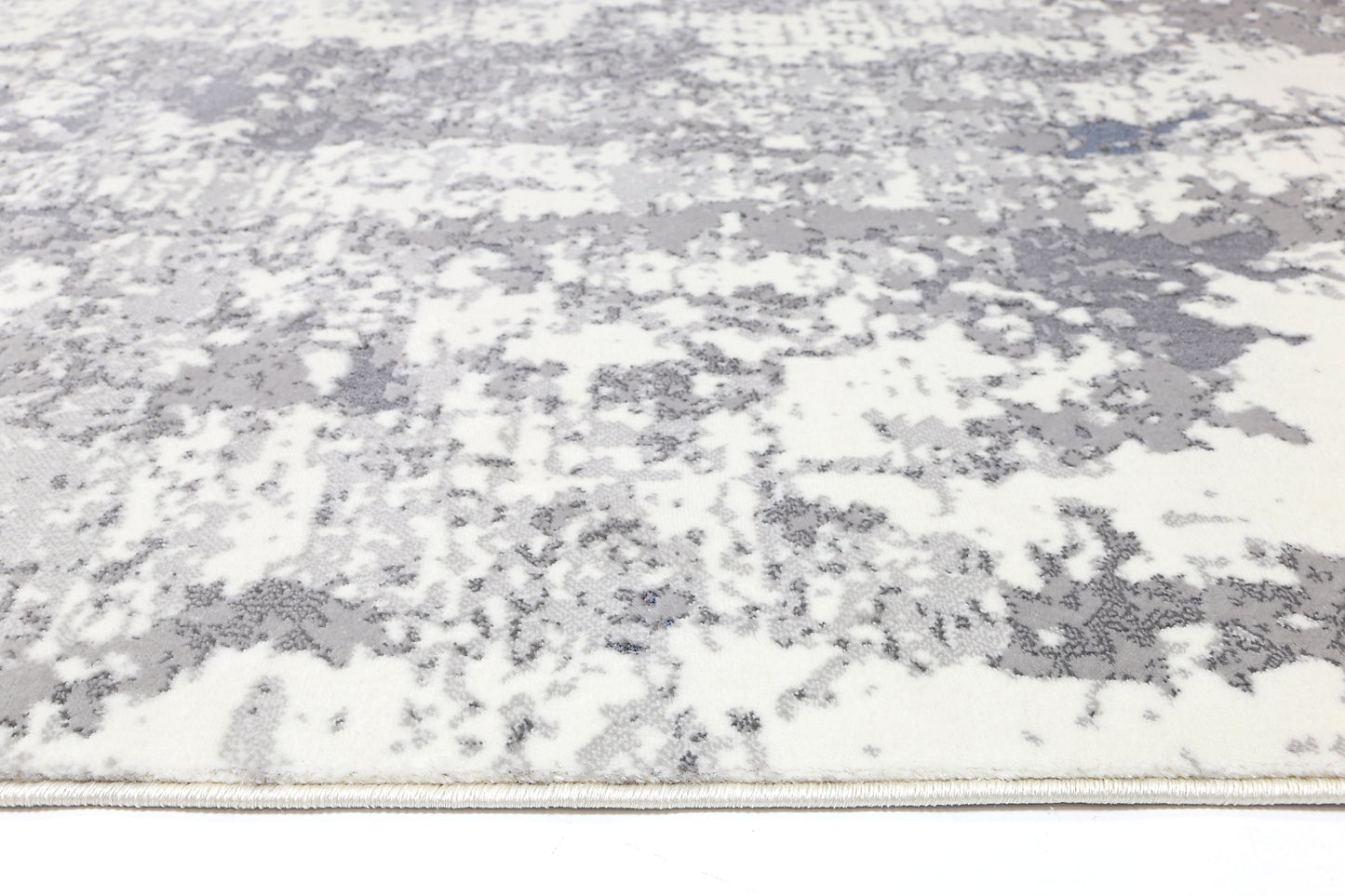 Istanbul One Modern Grey Blue Rug 01GREY