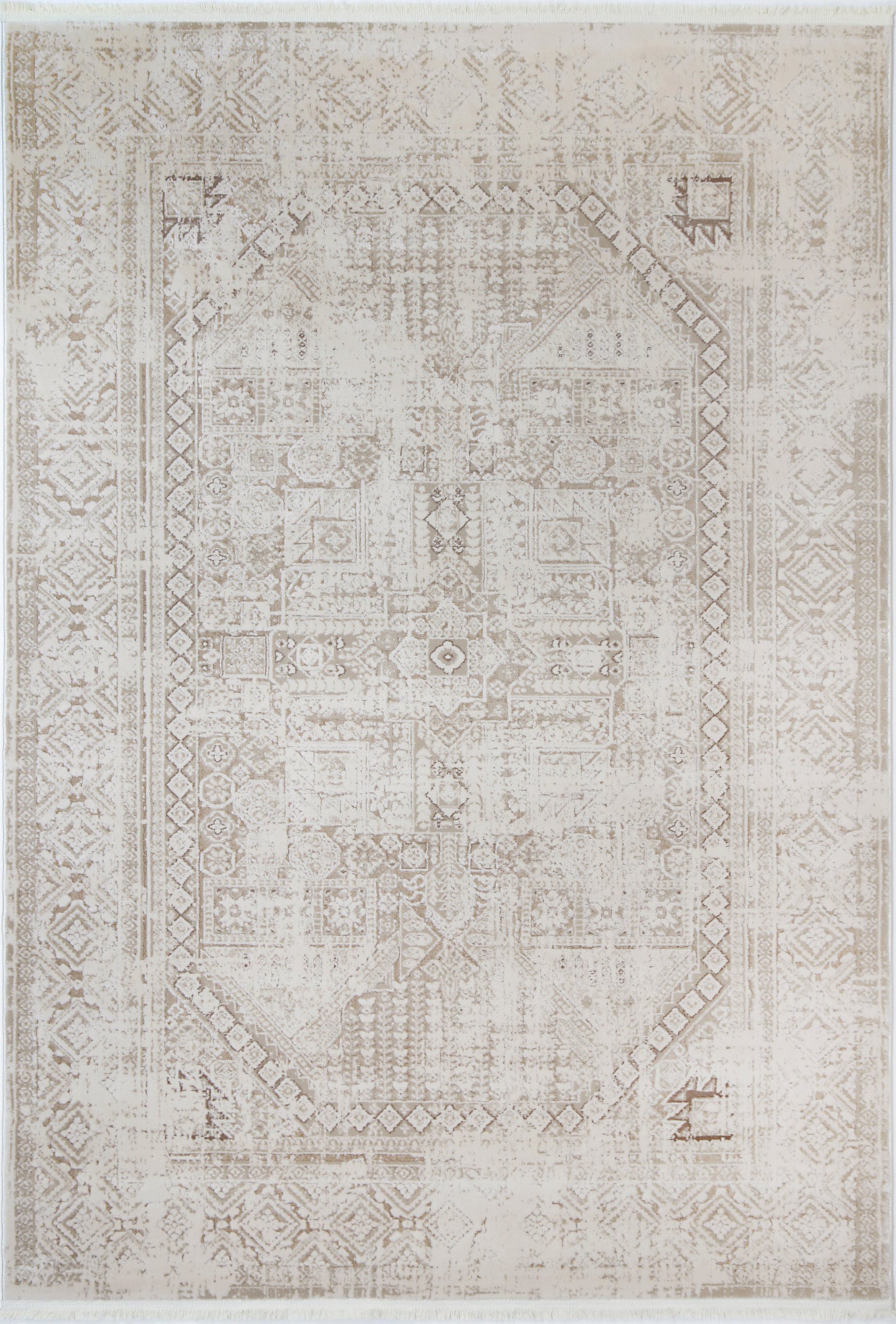 Istanbul Panel Beige 3 Rug