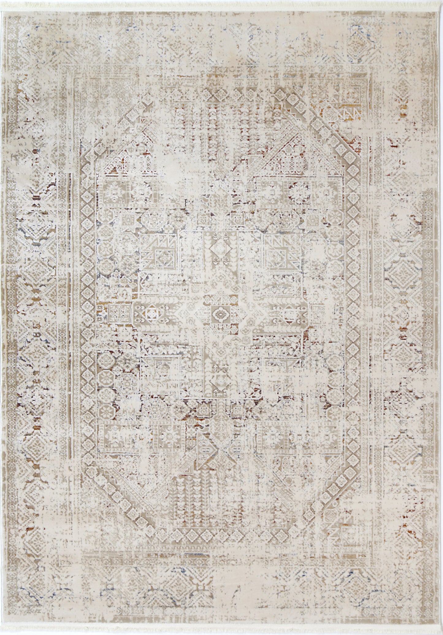 Istanbul Panel Beige Multi Rug 03BMUL