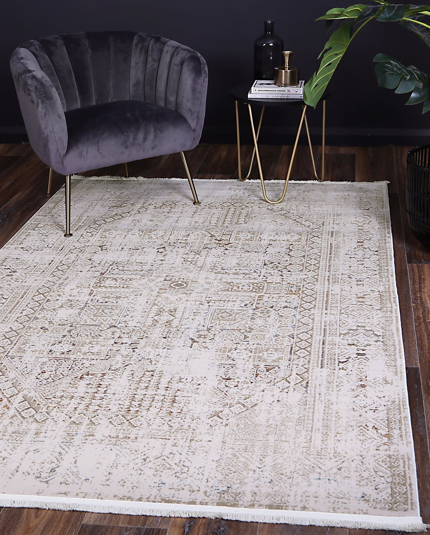 Istanbul Panel Beige Multi Rug 03BMUL