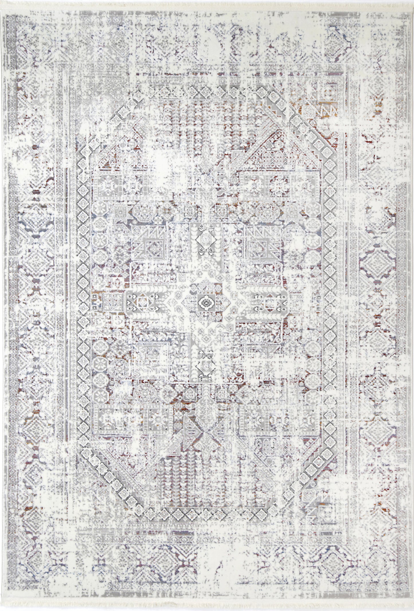 Istanbul Panel Grey Multi Rug 03GMUL