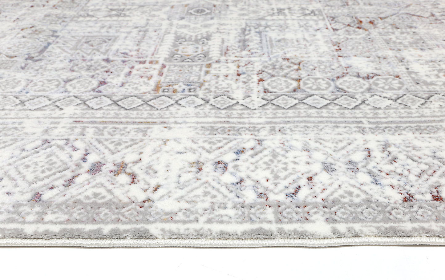 Istanbul Panel Grey Multi Rug 03GMUL