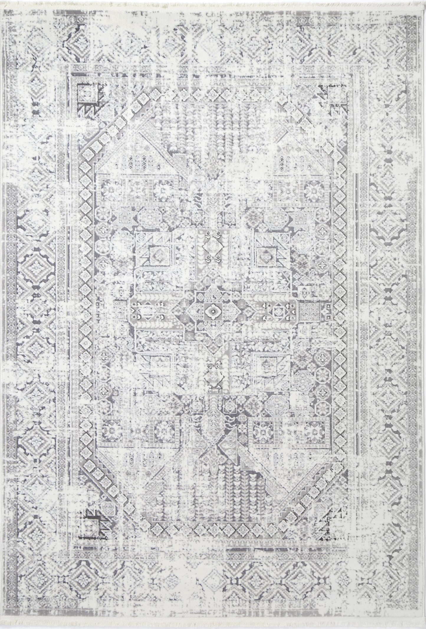 Istanbul Panel Grey Rug 03GREY