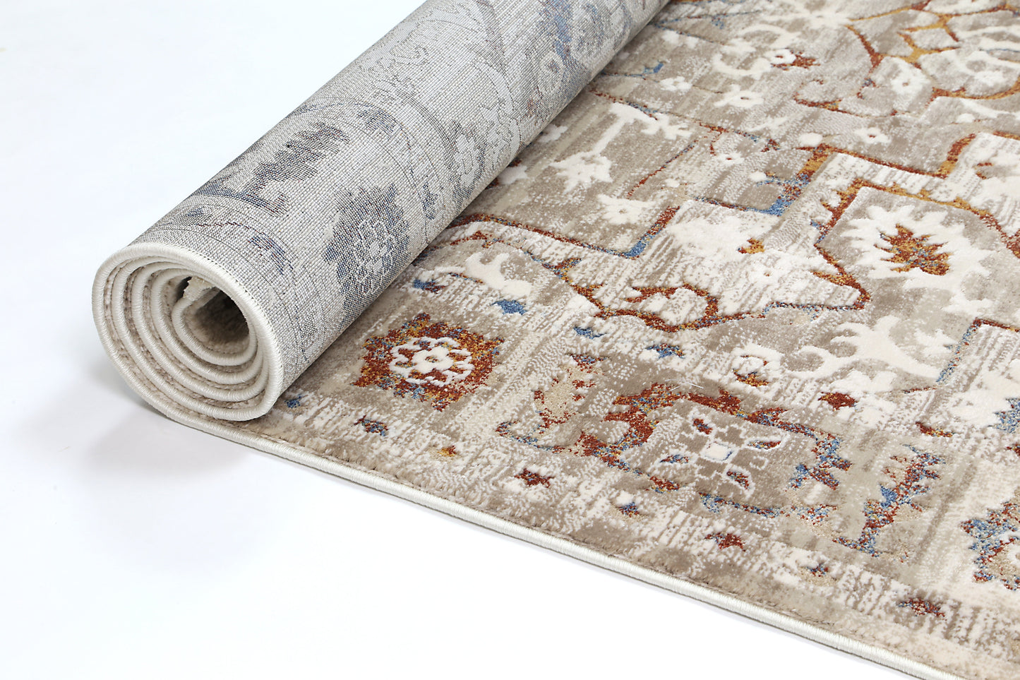 Istanbul Medallion Beige Multi Rug 05BMUL