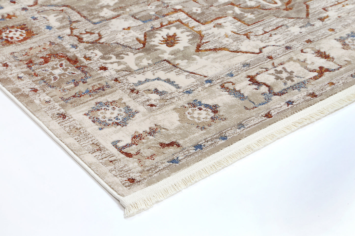 Istanbul Medallion Beige Multi Rug 05BMUL