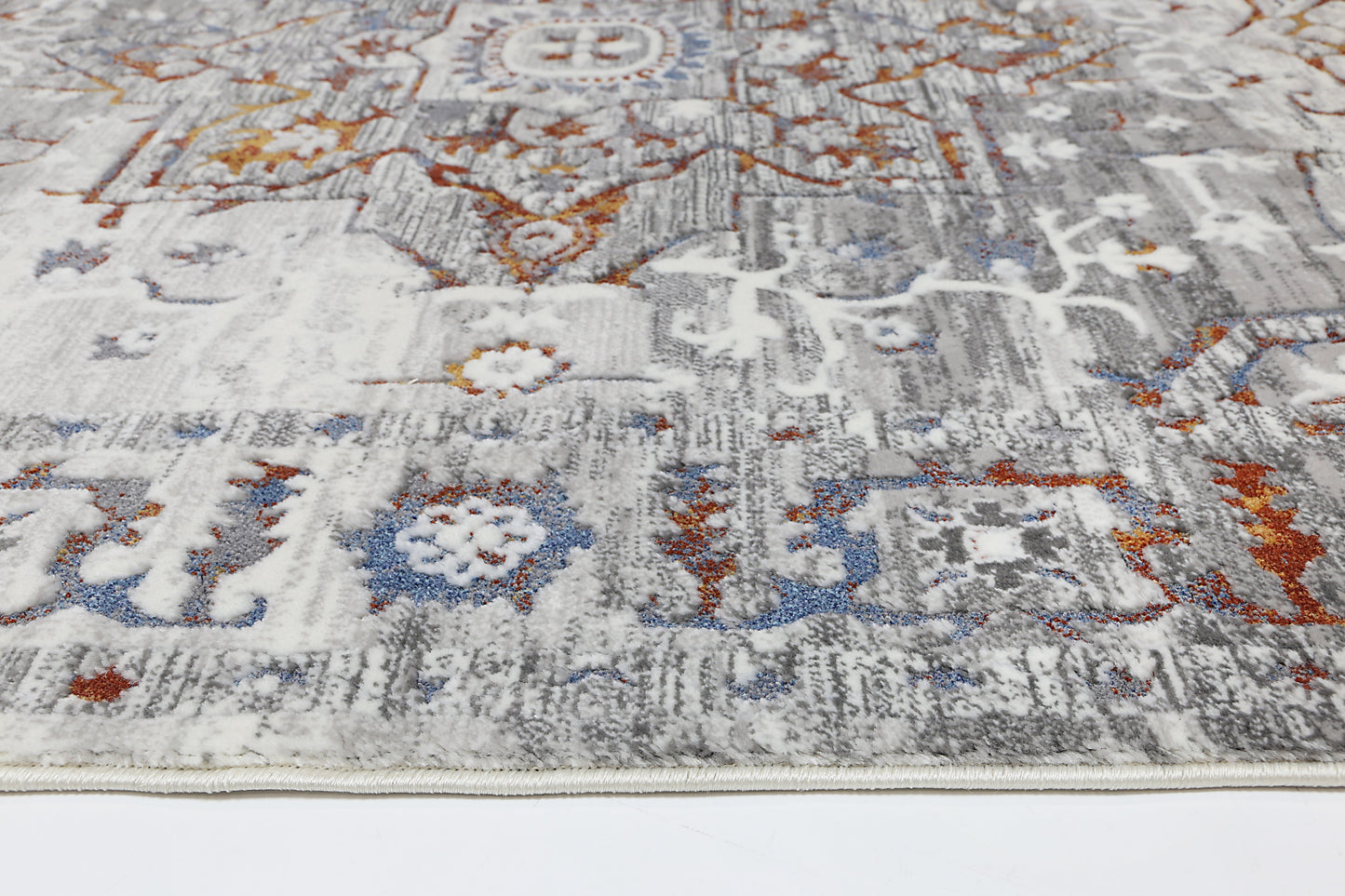Istanbul05 Medalion Grey Multi Rug
