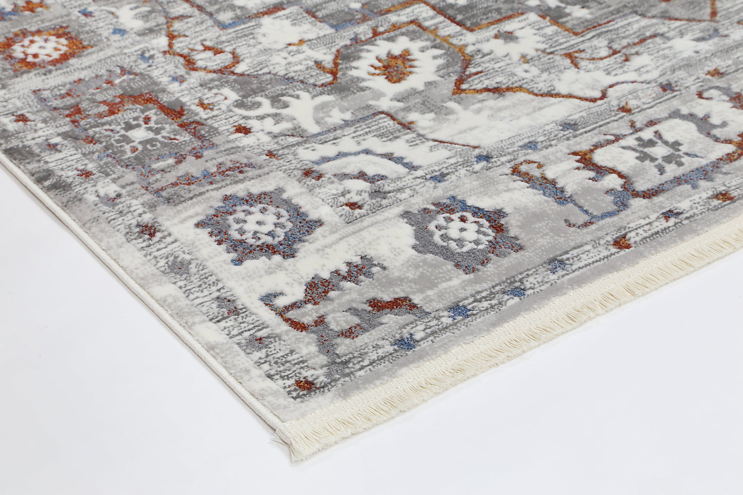 Istanbul05 Medalion Grey Multi Rug