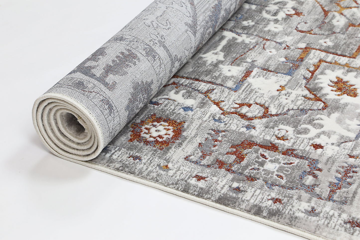 Istanbul05 Medalion Grey Multi Rug