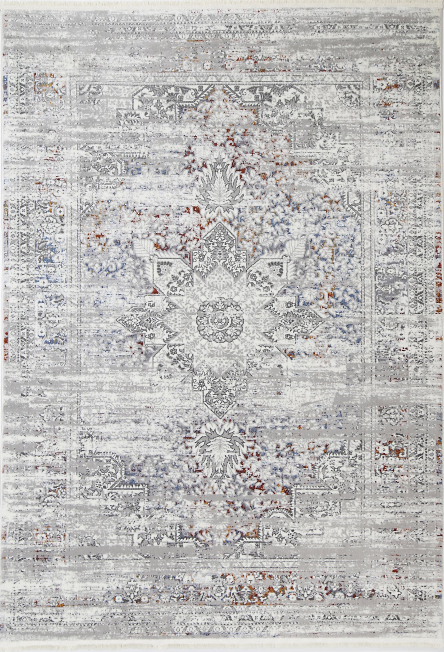 Istanbul Medallion Grey Multi Rug 06GMUL