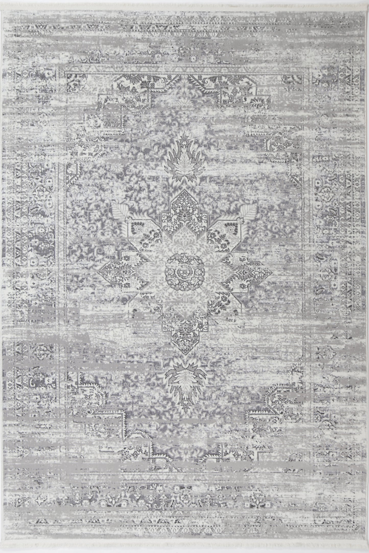 Istanbul Medallion Grey Rug 06GREY