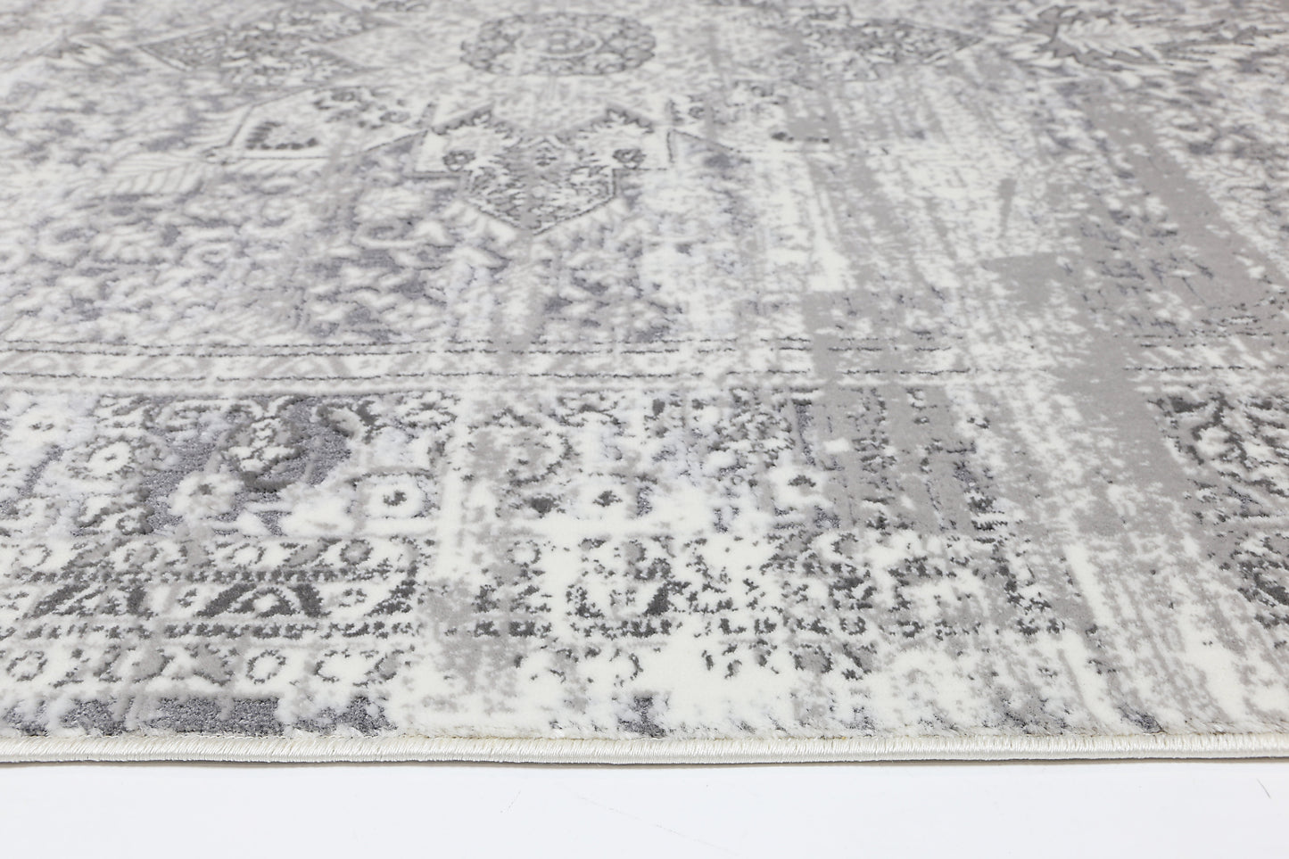 Istanbul Medallion Grey Rug 06GREY