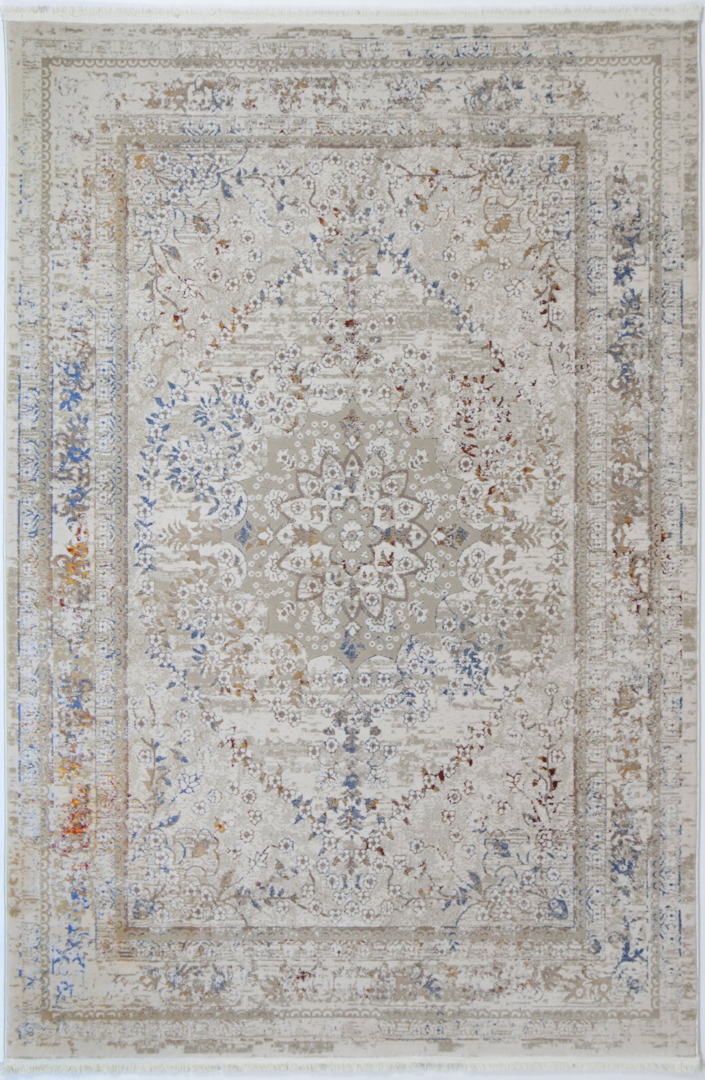 Istanbul Vintage Medalion Beige Multi Rug 08BMUL