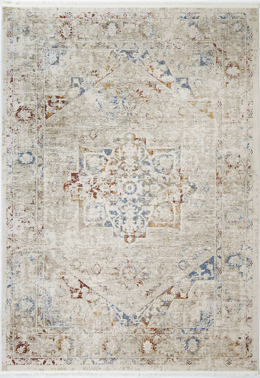 Istanbul Classic Vintage Beige Multi Rug 09BMUL