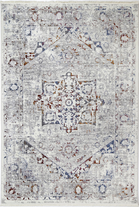 Istanbul Classic Vintage Grey Multi Rug 09GMUL