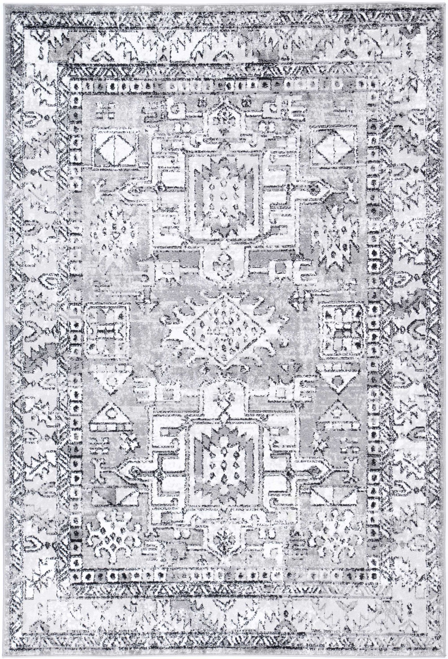 Parkland Willow Creek Traditional Grey Rug