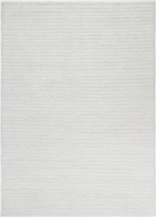 Harlow Cue White Wool Blend Rug