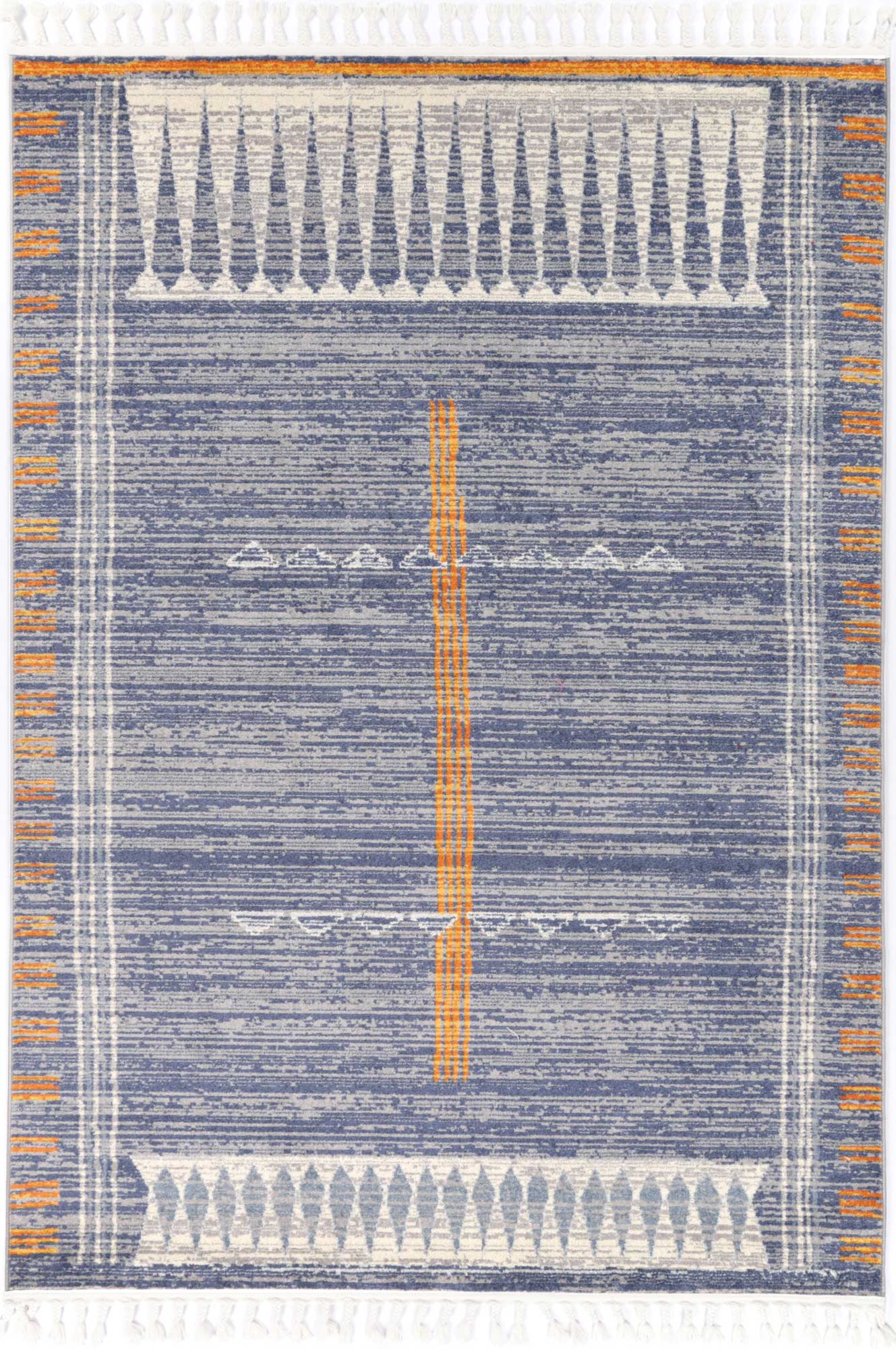 Millennium Quito Blue Contemporary Rug