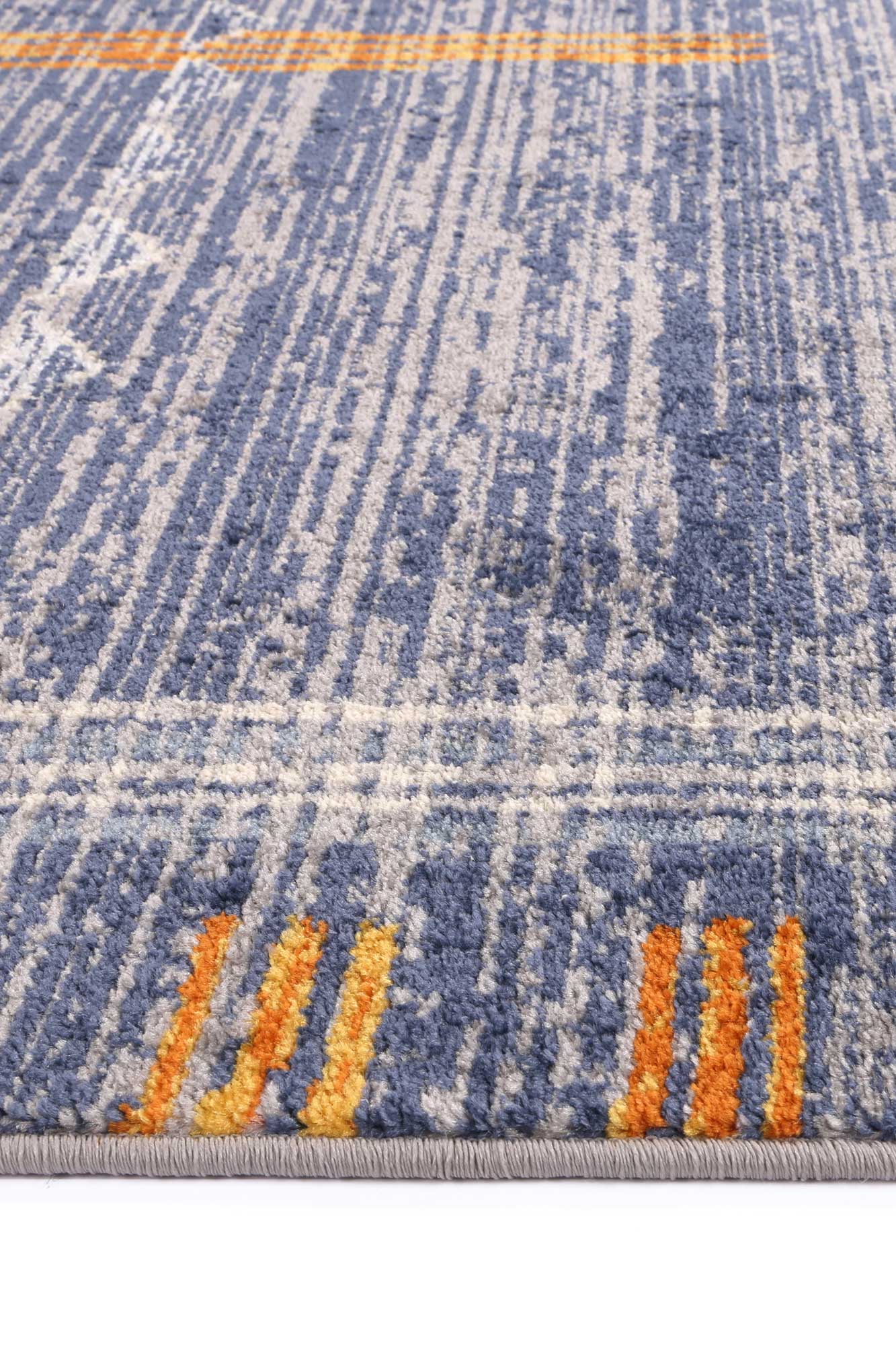 Millennium Quito Blue Contemporary Rug