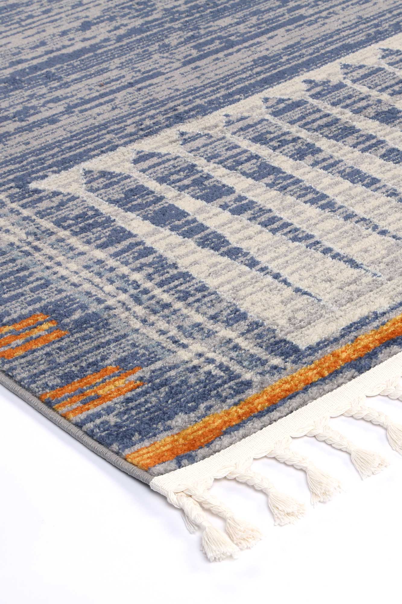 Millennium Quito Blue Contemporary Rug