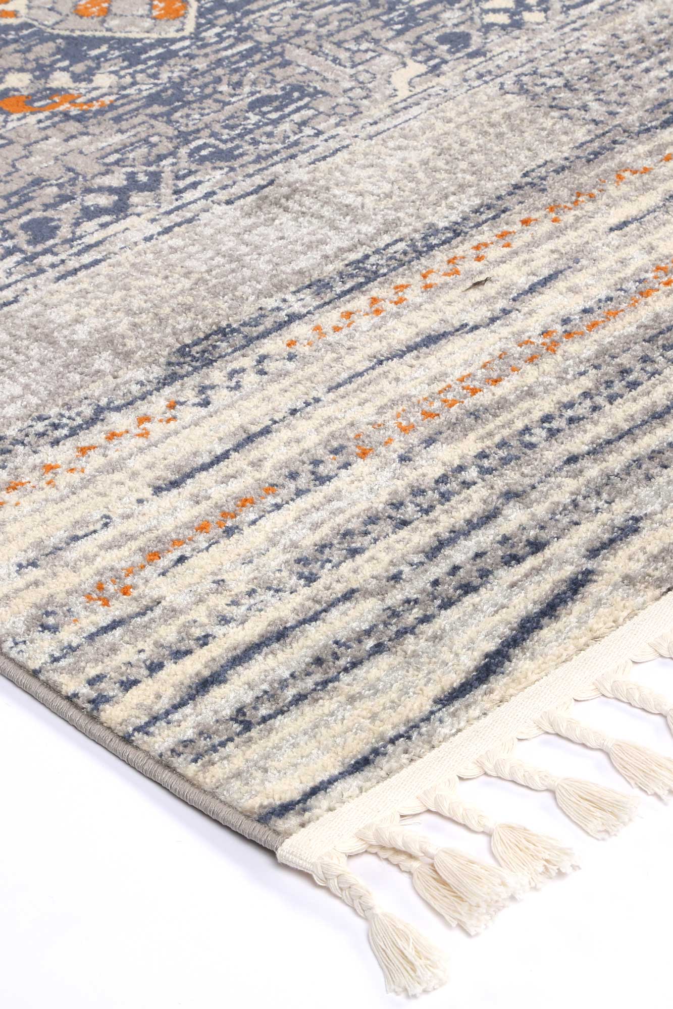 Millennium Santiago Blue & Cream Contemporary Rug