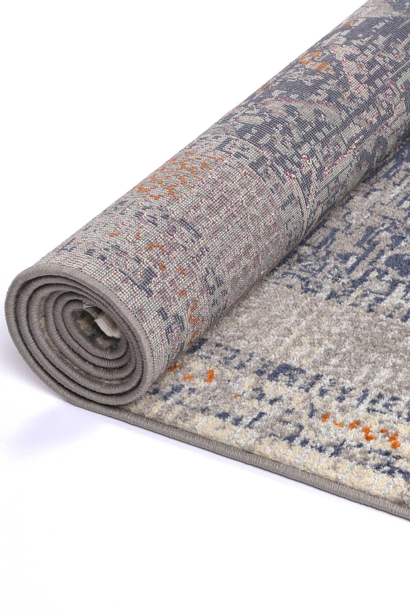 Millennium Santiago Blue & Cream Contemporary Rug