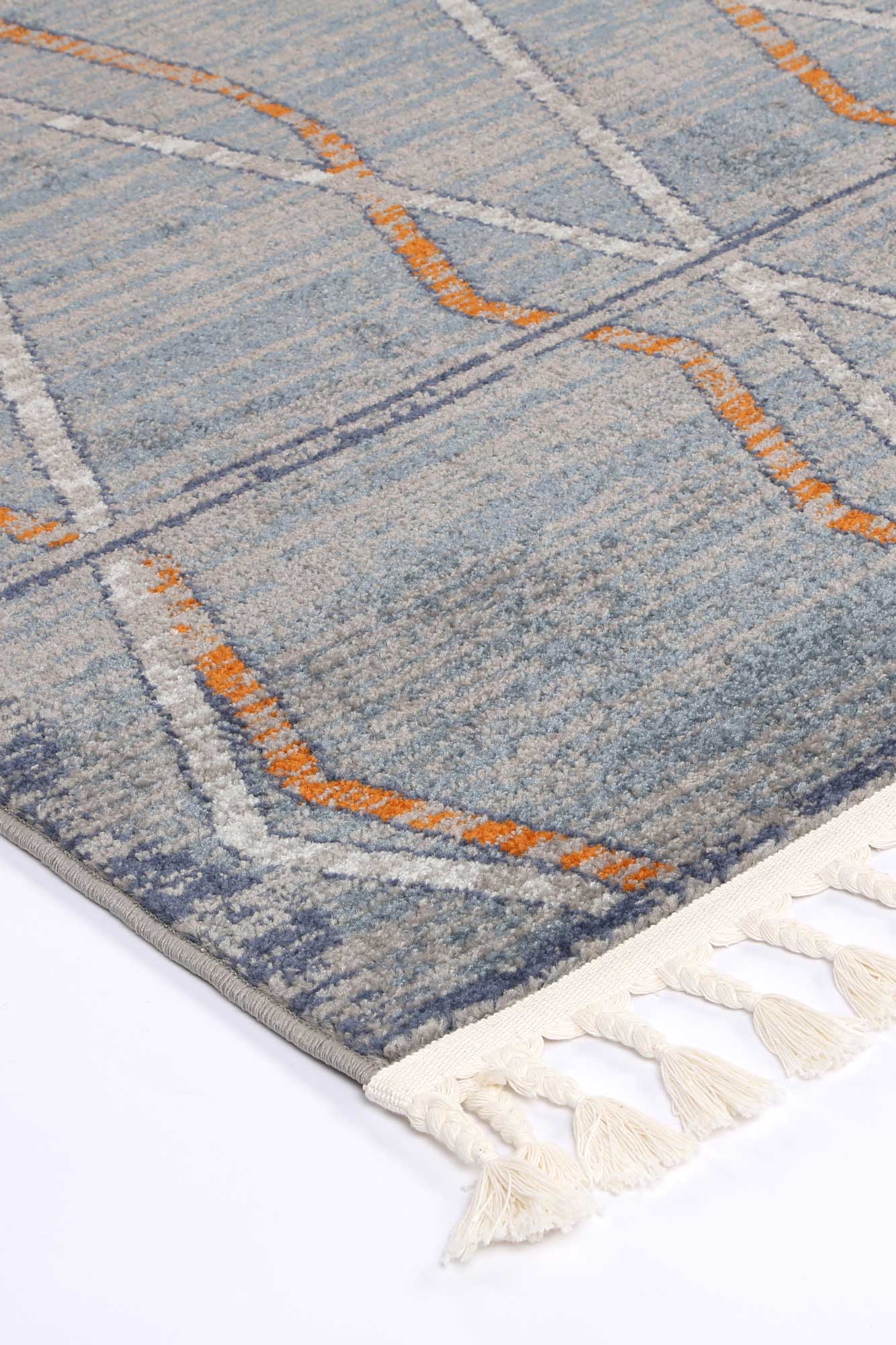 Millennium Catarpe Blue Contemporary Rug