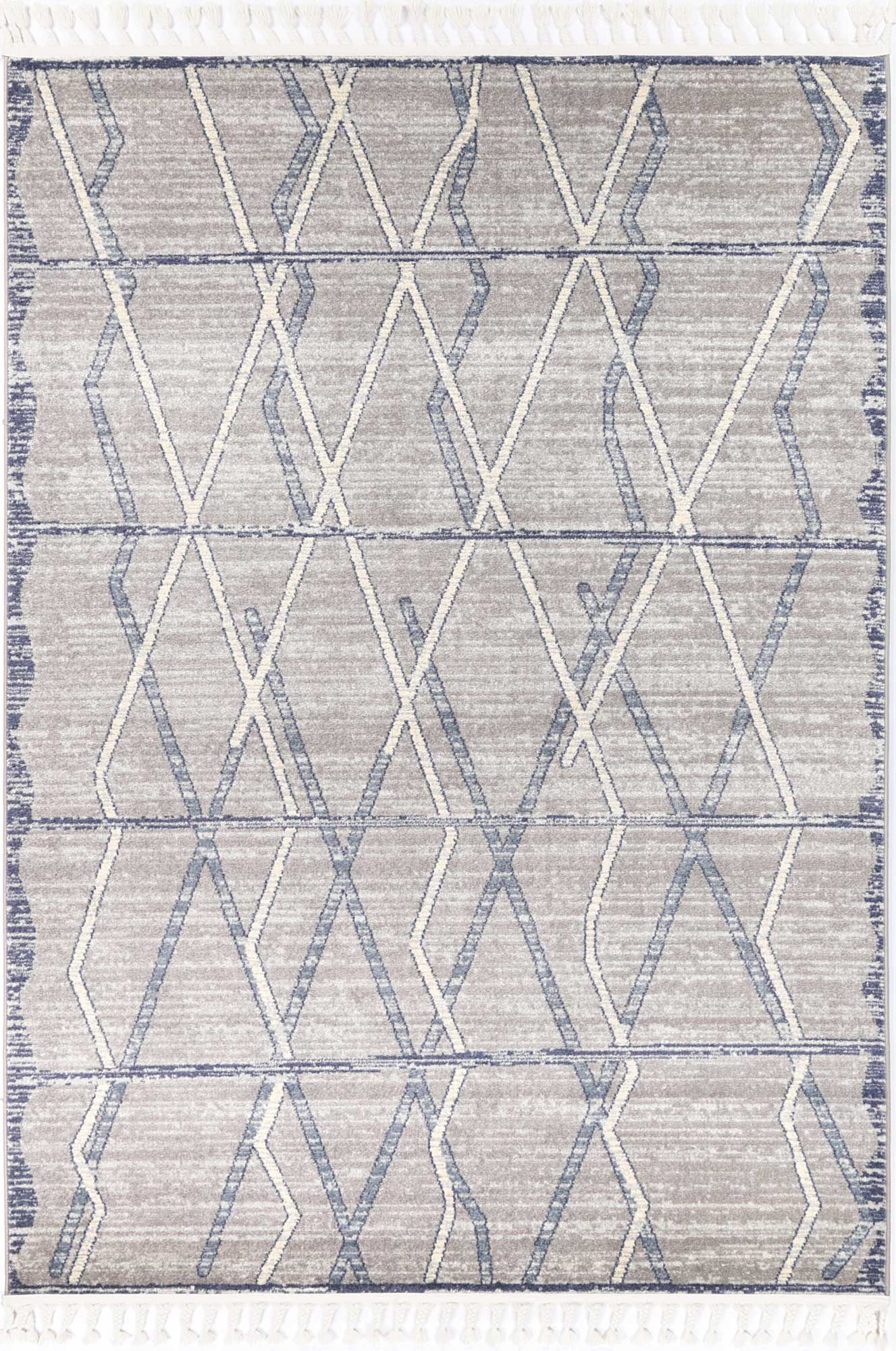 Millennium Tupzia Blue & Grey Contemporary Rug