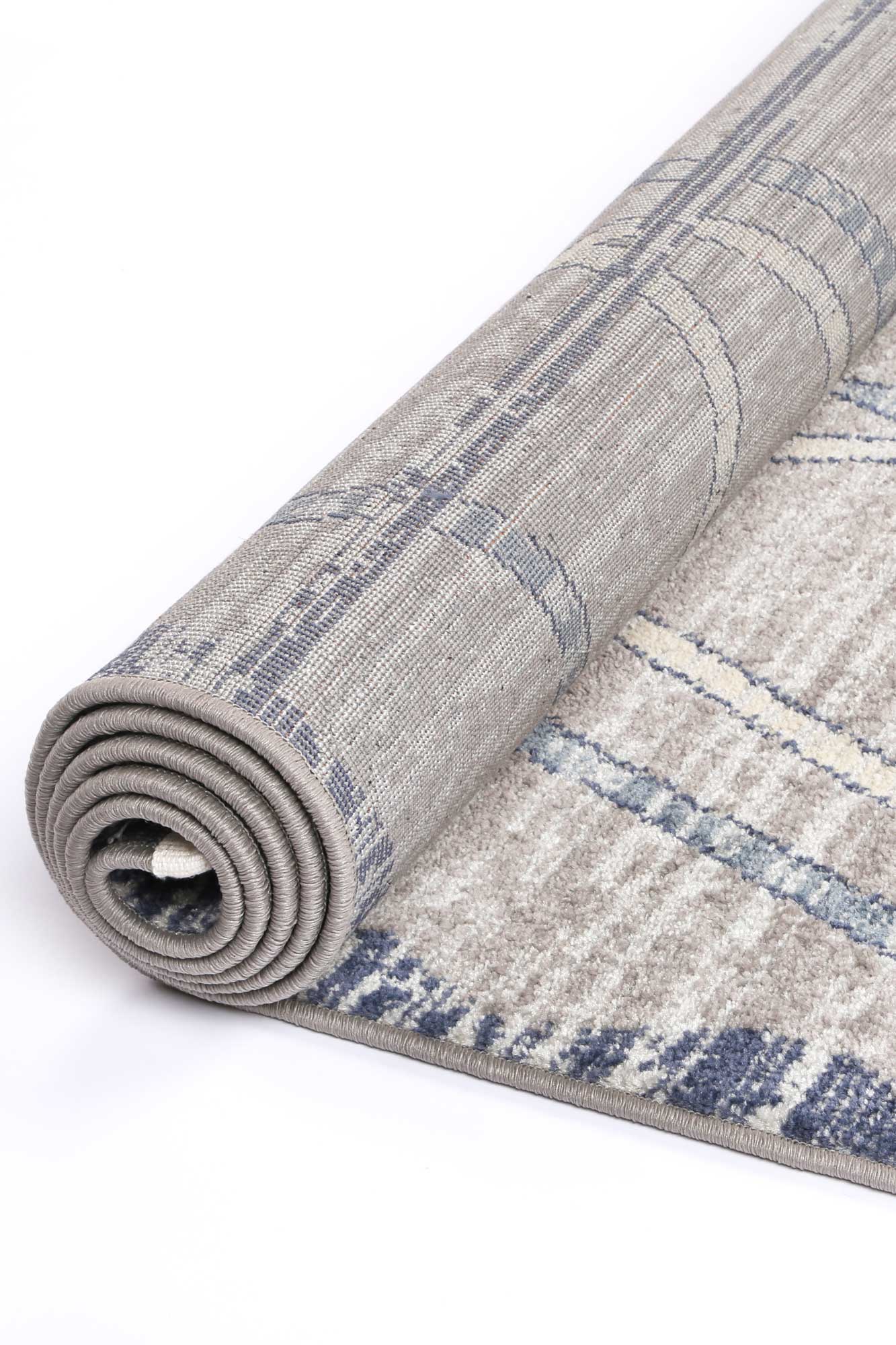 Millennium Tupzia Blue & Grey Contemporary Rug