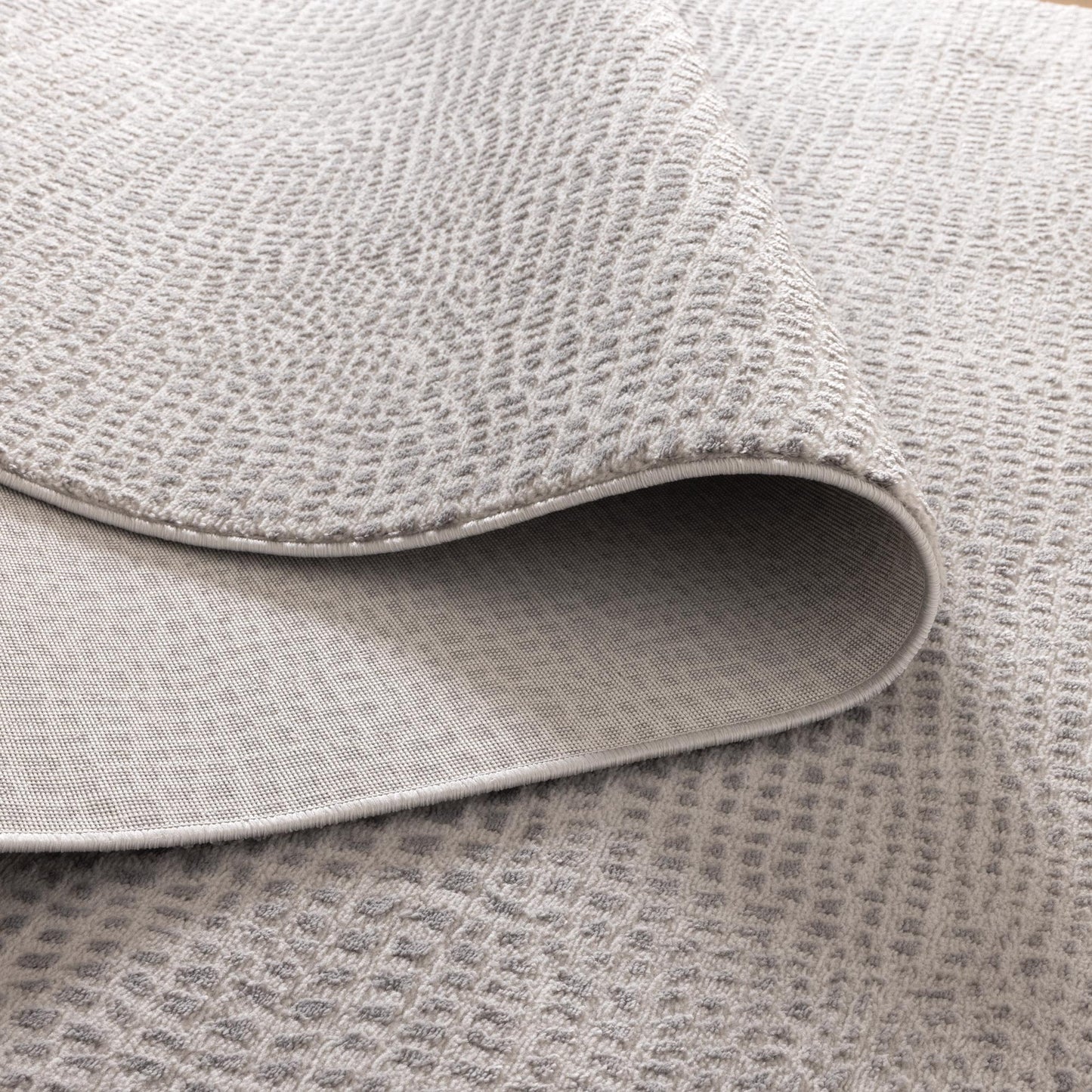 Afghan Cobblestone Grey Rug