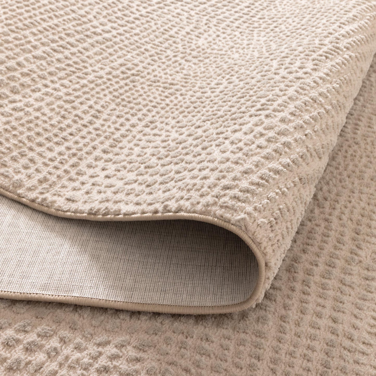 Afghan Cobblestone Beige Rug