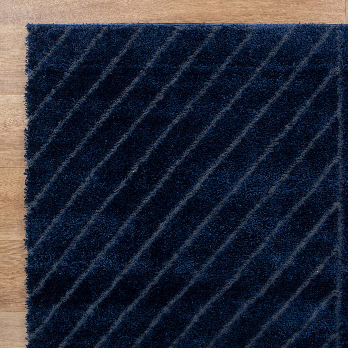Authentic Modern Navy Shag Rug