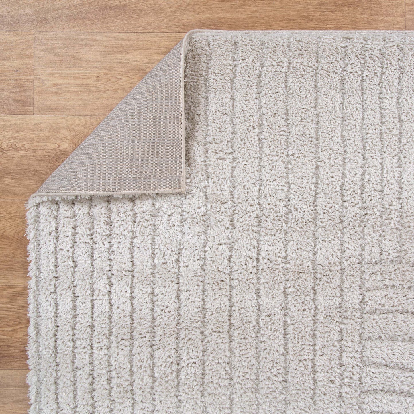 Authentic Beige Shag Rug