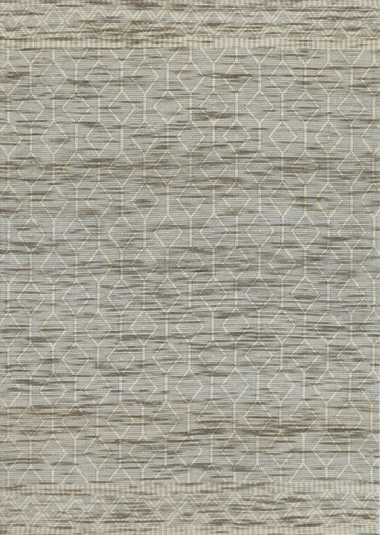 Wynter Lattice Moss Wool Rug