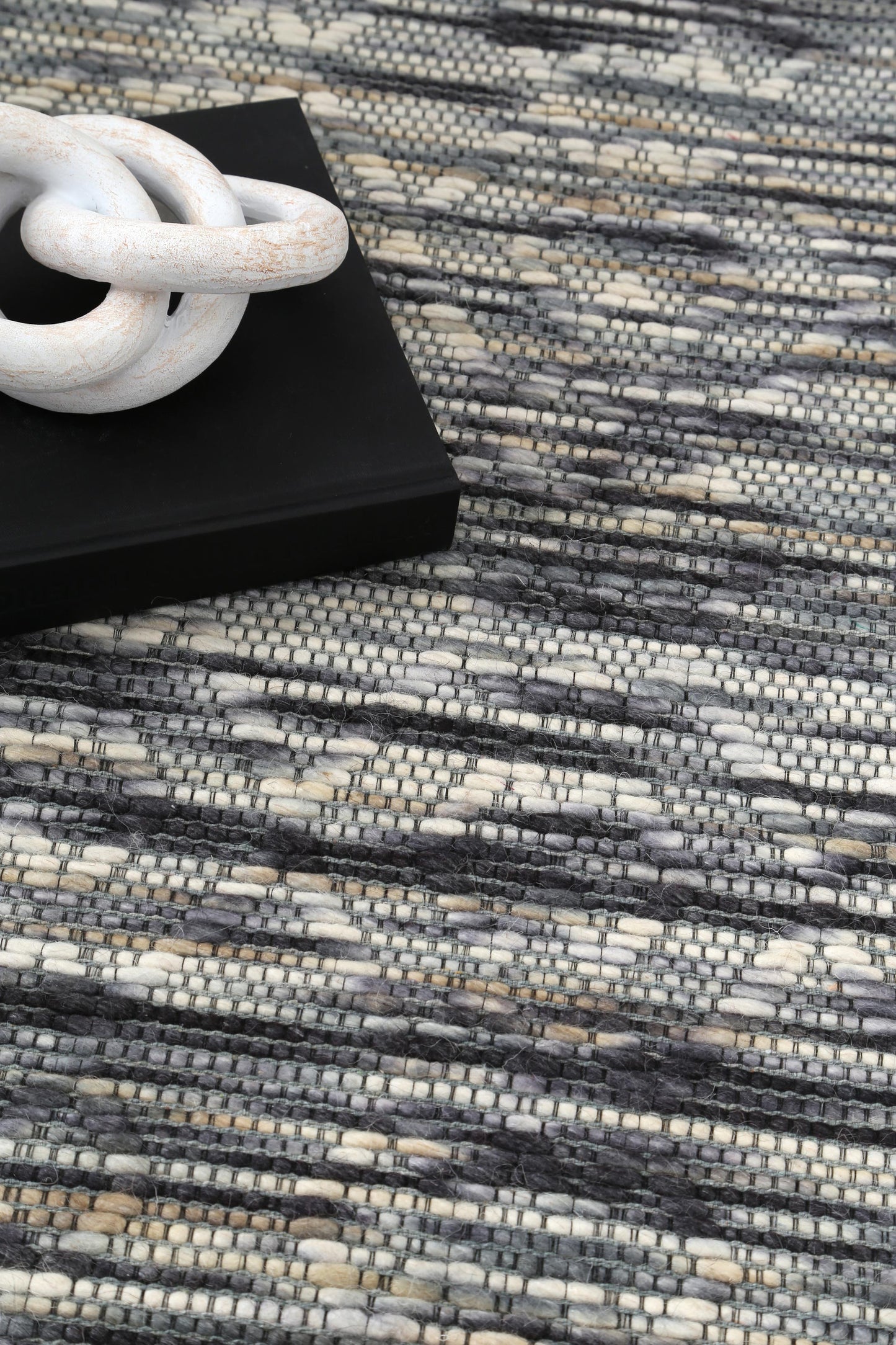 Wynter Diamond Stone Wool Rug